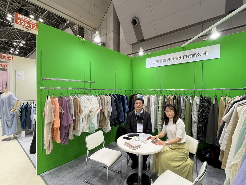 公司參加日本東京時(shí)尚產(chǎn)業(yè)展-日本時(shí)裝展